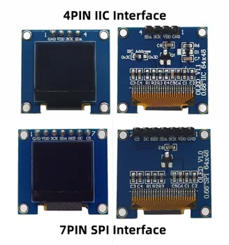 0.66 tolline Valge-tolline OLED-Ekraan Moodul KRK SSD1306 Sõita IC-4PIN IIC/7PIN SPI Liides 64*48