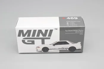 1/64 Sulamist valatud Auto Mudel Mini GT Valge RV Sport auto Skyline R32 GT-R Kogumise Ekraan Tööd kingitus