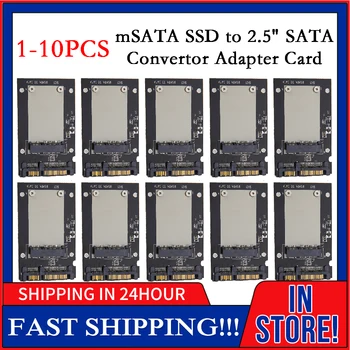 10-1TK mSATA SSD, et 2.5 SATA Konverteri Adapter Kaardi Arvuti Ülemineku Kaardi Kõrge Kvaliteedi PCB Konverteri Adapter Kaart