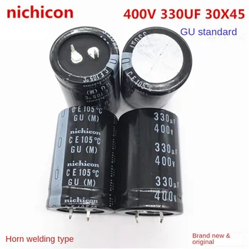 (1TK)400V330UF 30X45 nichicon elektrolüütiline kondensaator 330UF 400V 30*45 GU 105 kraadi.