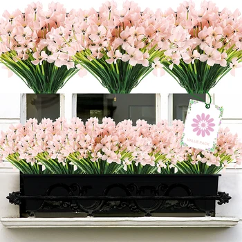 1tk tehislilled Hydrangea Siidist Lilled Juhid Võltsitud Outdoor Indoor Lill Plastikust Rohelus Põõsas Aias Pulmas Home Decor