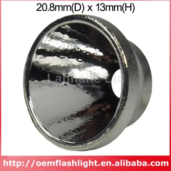 20.8 mm(D) x 13 mm(H) OP Alumiiniumist Reflektor jaoks Cree XP-G / XP-E