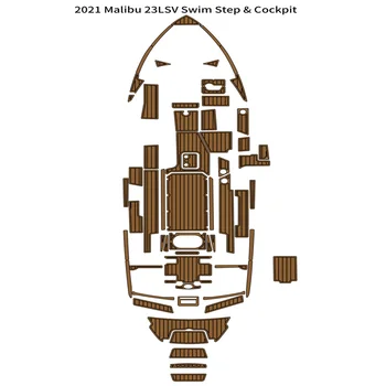 2021 Malibu 23 LSV Ujuda Platvormi Kabiini Padi Paat EVA Vaht Teak Tekk Põranda Matt