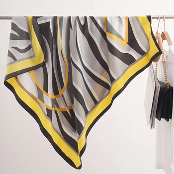 2023-Euroopas 90cm Kevadel Uus Mitmekülgne Naiste Kunstnahast Silk Äri, Vaba aja veetmise Väike Sall Okupatsiooni Väike nelinurkne Rätik