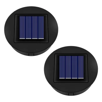 2TK Päikese Valgus Asendamine Top seade 8cm,Asendamine Päikesepaneelid,Väljaspool Aeda Laterna Solar Lamp