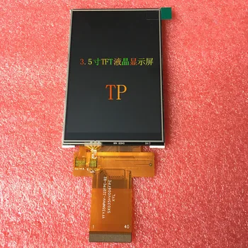 3.5 tolline 40PIN TFT LCD Ekraan ILI9486 9488 IPS9488 R61529 320(RGB)*480 SPI Liides, Touch panel display TP esile backlight