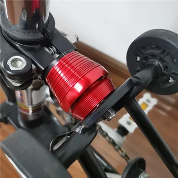 Alumiinium Tagumine amortisaator jaoks Brompton Folding Bike Peatamise Titanium Telg Tarvikud