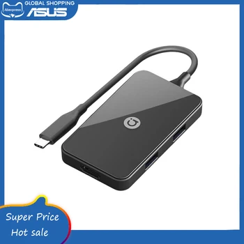 Asus Adol 6 IN 1 USB-C HD-MI 4K USB 3.0 2.0 Porti SD TF-Kaardi Lugeja 100W PD Adapteriga Dock Station Samsung / Huawei