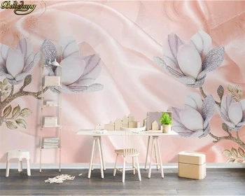 beibehang Kohandatud taustpildi seinamaaling 3D stereo silk ehted orhidee õie TV taust seina paberid home decor de papel parede 3d
