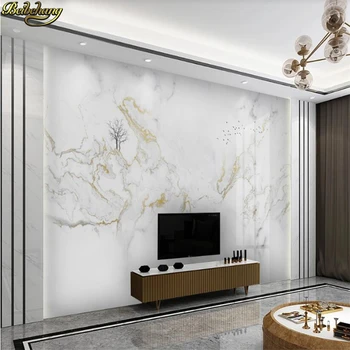 beibehang Kohandatud Valge marmor Tapeet maastikumaal Foto Seina Paberid Kodu Interjöör Decor elutoas Lae-Seinamaal 3D