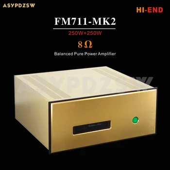 BRZHIFI FM711-MK2 HI-END Tasakaalustatud Puhas võimendi 250W+250W 8ohm Standard/PLOKI Trafo (valikuline)