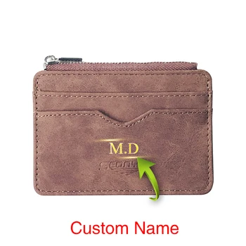 Custom Nimi Kaardi Hoidik-korea, Meeste Jäätunud Rahakott Kulla Nimi Tõmblukk Mündi Rahakott Väike Kaart Pakett Äri-Raha Kaardi Kott
