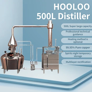 HOOLOO 500S Kaubanduslik Distiller Suur Kaubanduslik Valmistamise Seadmed, Gin, Viski Konjak Liköör Viin