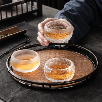 Jaapani-Stiilis Külmutatud Põletamine Klaas Tass Kristall Klaasid Meister Cup Tee Tassi Ühe Tee Tassi Kung Fu Tee Set Väike Tee Tassi Kaussi