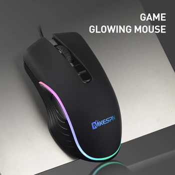 Juhtmega RGB Gaming Mouse 7200DPI 7 Nuppu, Juhtmega Makro Määratlus Arvuti Gaming Mouse For Desktop Sülearvuti Ergonoomiline Hiire Mäng