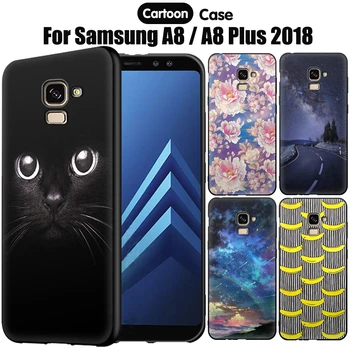JURCHEN Telefon Kate Samsung A8 Pluss Juhul Cute Cartoon Mobiiltelefoni Silikoonist Case For Samsung Galaxy A8 Pluss Coque Capa A8 Pluss A8+