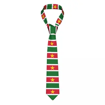 Lipu Suriname Tie Mehed Naised Necktie Lips Rõivamanused