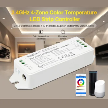 Miboxer FUT035（FUT035upgrade） Color Temperature Controller, DC12V~24V 2,4 GHz, 4-Tsooni dimmer LED valgus