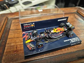 MINICHAMPS 1/43 Diecast f1 racing auto mudel 2022 Monaco Red RB18 Bull Verstappen Simulatsiooni f1 mudel auto koos originaal box