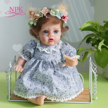 NPK 30CM Flo haldjas bebe tüdruk lõpetas nukk reborndoll tõetruu reaalne touch pehme keha mini nukk armas nukk kokkuostjatele