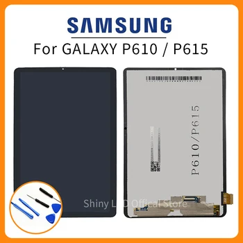 Originaal Samsung Galaxy Tab S6 Lite 10.4 P610 P615 P615N P617 LCD Ekraan Touch Digitizer Assamblee