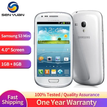 Originaal Samsung I8190 Galaxy S III S3 Mini 3G Mobiiltelefoni 4.0