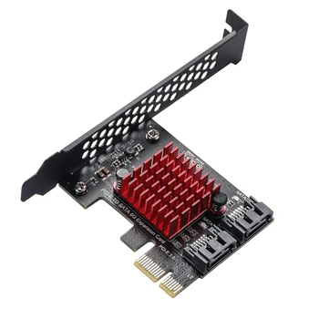 PCIe, et 2 Porti SATA 3 III 3.0 6 gbit / s SSD Adapter PCI-E PCI X1 Töötleja Juhatuse Laiendamise Kaardi Tugi X4 X6
