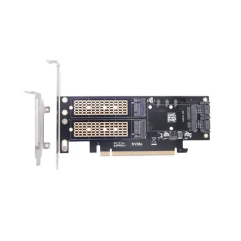 PCIE X16 M. 2 M Võti NVME SSD Kaardi Adapter PCIE X16 M. 2 B Võti SATA SSD Adapter Kaardi MSATA SSD Adapter Kaart