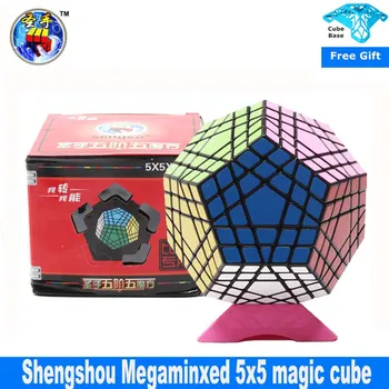 Shengshou Megaminxed 5x5 Magic Cube 12 külgedega SengSo Dodecahedron stickerless speed cube erialane haridus twist mänguasjad cubo