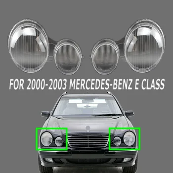Sobib 2000-2003 Mercedes-Benz W210 E-Klassi Läbipaistev Esitulede Kate Objektiivi Asendamine Kest