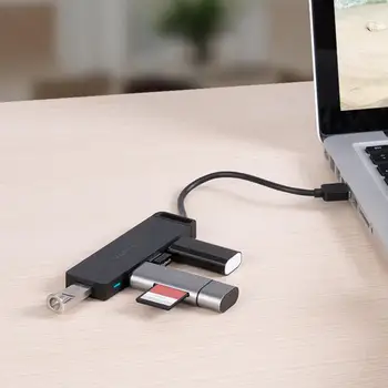 USB Docking Station Sülearvuti 4 1. Professionaalne Sadama Laiendamine Juhi Vaba USB-Hub Expander USB-Hub-Arvuti Lisaseadmed