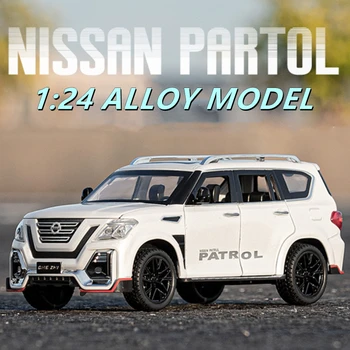 Uus 1:24 Diecast Mudel Autod Sulamist Nissan Patrol Kääbus Off-Road Metallist Sõiduki Kogutud Kingitused Lastele Poisid Sünnipäevaks Mänguasjad