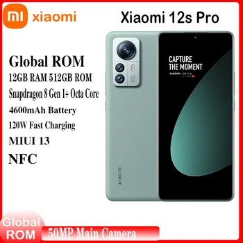 Uus Xiaomi 12S Pro 5G mobiiltelefon Ülemaailmse Rom 8GB 12GB RAM 128GB 256GB 512 GB ROM 6.73 inch 120Hz 4600mAh 120W 50MP Peamine Kaamera, NFC