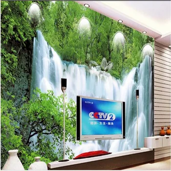 wellyu Kohandatud suuremahuliste murals vee Tervise-Choi suur juga TV taustaks 3D taust mittekootud tapeet