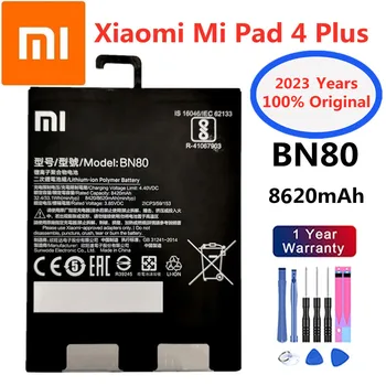 2023 Aastat Xiaomi Tablett Originaal Aku BN80 Jaoks Xiaomi Pad4 Plus Tablett 4 Pad 4 Pluss MiPad4 Pluss Bateria 8620mAh Kõrge Kvaliteediga
