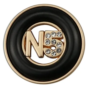 6tk Luksus brändi N5 õmblemise nuppu riided Metallist Nupp Masti Mees Naiste Mantel Sobiks Dekoratiivsed varre nuppu