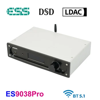ES9038PRO Dekooder DSD512 Amanero USB-DAC Amp Bluetooth 5.1 Täielikult Tasakaalustatud DAC Dekooder