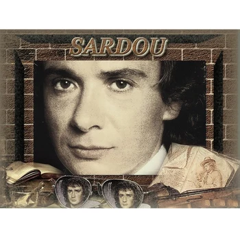 Michel Sardou Superstaar Laulja Diamond Maali 5D Diy Täis Ruut, Ring Diamond Mosaiik Tikandid Rhinestone Pilt Home Decor