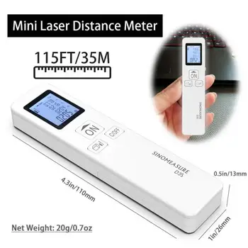 Mini Infrapuna Rangefinder Mõõtevahend, Kõrge-Täppis-Pihuarvutite Laser Measuring Tuba Vahend, Elektrooniline Laser Valitseja