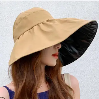 Mood Fastener Lindid Naiste Päike Müts Kalamees Müts Kokkupandav UV-Kaitse