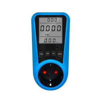 Pesa Digital Praeguse Arvesti Voltmeeter AC Power Meter Ajal Watt Tester Wattmeter - EU Pistik